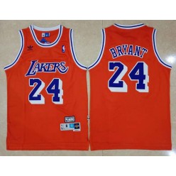 Los Angeles Lakers Bape #24 Kobe Bryant Red Hardwood Classics Jersey