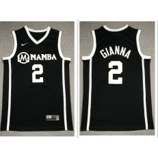 Mamba Gianna Maria #2 Black Kobe Bryant Daughter Stitched Basketball Jersey