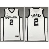 Mamba Gianna Maria #2 White Kobe Bryant Daughter Stitched Basketball Jersey