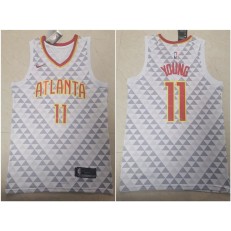 Atlanta Hawks #11 Trae Young White Nike Swingman Jersey