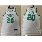 Boston Celtics #20 Ray Allen White Mesh Swingman Jersey