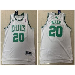 Boston Celtics #20 Ray Allen White Mesh Swingman Jersey