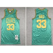 Boston Celtics #33 Larry Bird Green 1985 86 Hardwood Classics Jersey