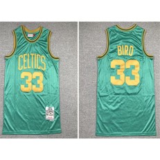 Boston Celtics #33 Larry Bird Green 1985 86 Hardwood Classics Jersey