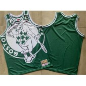 Boston Celtics Big Face Green Hardwood Classics Swingman Jersey