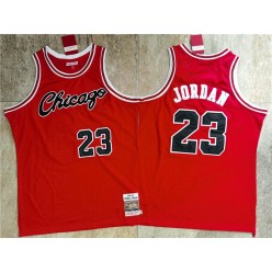 Chicago Bulls #23 Michael Jordan Red 1984-85 Hardwood Classics Mesh Jersey