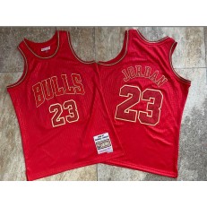 Chicago Bulls #23 Michael Jordan Red 1996-97 Hardwood Classics Jersey