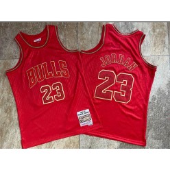 Chicago Bulls #23 Michael Jordan Red 1996-97 Hardwood Classics Jersey