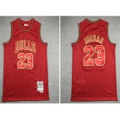 Chicago Bulls #23 Michael Jordan Red 1997-98 Hardwood Classics Jersey