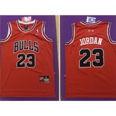 Chicago Bulls #23 Michael Jordan Red Nike Swingman Jersey