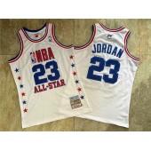 Chicago Bulls #23 Michael Jordan White 2003 All-Star Hardwood Classics Jersey