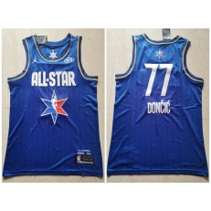 Dallas Mavericks #77 Luka Doncic Blue 2020 NBA All-Star Jordan Brand Swingman Jersey
