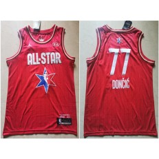 Dallas Mavericks #77 Luka Doncic Red 2020 NBA All-Star Jordan Brand Swingman Jersey