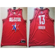Houston Rockets #13 James Harden Red 2020 NBA All-Star Jordan Brand Swingman Jersey