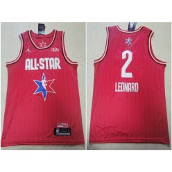 Los Angeles Clippers #2 Kawhi Leonard Red 2020 NBA All-Star Jordan Brand Swingman Jersey