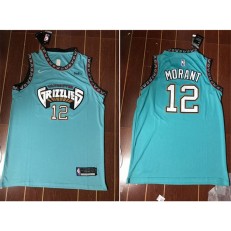 Memphis Grizzlies #12 Ja Morant Green Nike Swingman Jersey