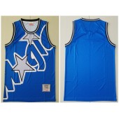 Orlando Magic Big Face Blue Hardwood Classics Swingman Jersey