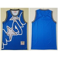 Orlando Magic Big Face Blue Hardwood Classics Swingman Jersey