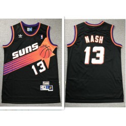 Phoenix Suns #13 Steve Nash Black Hardwood Classics Jersey