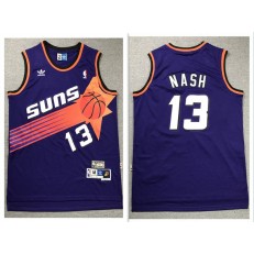 Phoenix Suns #13 Steve Nash Purple Hardwood Classics Jersey