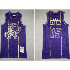 Toronto Raptors #15 Vince Carter Purple 1998-99 Hardwood Classics Jersey