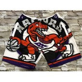 Toronto Raptors White Big Face With Pocket Swingman Shorts