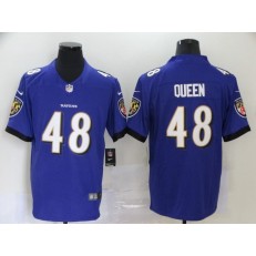 Baltimore Ravens #48 Patrick Queen Purple 2020 NFL Draft First Round Pick Vapor Untouchable Limited Nike NFL Men Jersey