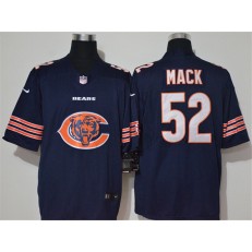 Chicago Bears #52 Khalil Mack Navy Vapor Untouchable Limited Nike NFL Men Jersey