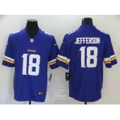 Cincinnati Bengals #18 Justin Jefferson Purple 2020 NFL Draft First Round Pick Vapor Untouchable Limited Nike NFL Men Jersey