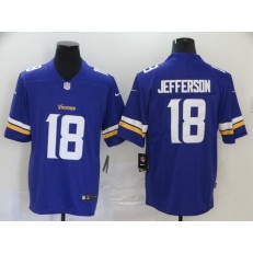 Cincinnati Bengals #18 Justin Jefferson Purple 2020 NFL Draft First Round Pick Vapor Untouchable Limited Nike NFL Men Jersey