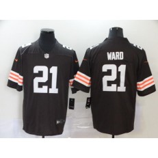 Cleveland Browns #21 Denzel Ward Brown 2020 New Vapor Untouchable Limited Nike NFL Men Jersey