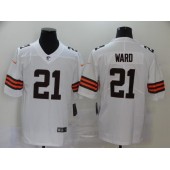 Cleveland Browns #21 Denzel Ward White 2020 New Vapor Untouchable Limited Nike NFL Men Jersey