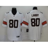 Cleveland Browns #80 Jarvis Landry White 2020 New Vapor Untouchable Limited Nike NFL Men Jersey