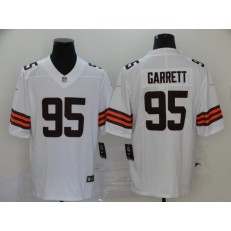 Cleveland Browns #95 Myles Garrett White 2020 New Vapor Untouchable Limited Nike NFL Men Jersey