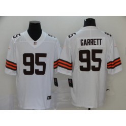Cleveland Browns #95 Myles Garrett White 2020 New Vapor Untouchable Limited Nike NFL Men Jersey