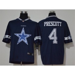 Dallas Cowboys #4 Dak Prescott Navy Vapor Untouchable Limited Nike NFL Men Jersey