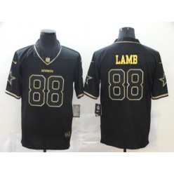 Dallas Cowboys #88 Ceedee Lamb Black Gold Vapor Untouchable Limited Nike NFL Men Jersey