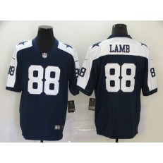 Dallas Cowboys #88 Ceedee Lamb Navy 2020 NFL Draft First Round Pick Throwback Vapor Untouchable Limited Nike NFL Men Jersey