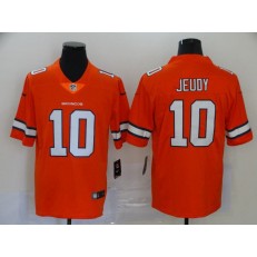 Denver Broncos #10 Jerry Jeudy Orange 2020 NFL Draft First Round Pick Color Rush Limited Nike NFL Men Jersey