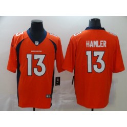 Denver Broncos #13 KJ Hamler Orange 2020 NFL Draft Vapor Untouchable Limited Nike NFL Men Jersey