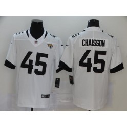 Jacksonville Jaguars #45 K'Lavon Chaisson White 2020 NFL Draft First Round Pick Vapor Untouchable Limited Nike NFL Men Jersey