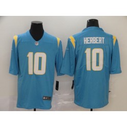 Los Angeles Chargers #10 Justin Herbert Light Blue 2020 NFL Draft First Round Pick Vapor Untouchable Limited Nike Men Jersey