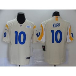 Los Angeles Rams #10 Cooper Kupp Bone 2020 New Vapor Untouchable Limited Nike NFL Men Jersey