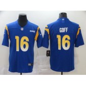 Los Angeles Rams #16 Jared Goff Royal 2020 New Vapor Untouchable Limited Nike NFL Men Jersey