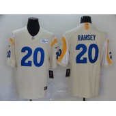 Los Angeles Rams #20 Jalen Ramsey Bone 2020 New Vapor Untouchable Limited Nike NFL Men Jersey