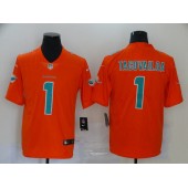 Miami Dolphins #1 Tua Tagovailoa New Orange Inverted Legend Limited Nike NFL Men Jersey
