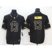 Miami Dolphins #13 Dan Marino Black Gold Vapor Untouchable Limited Nike NFL Men Jersey