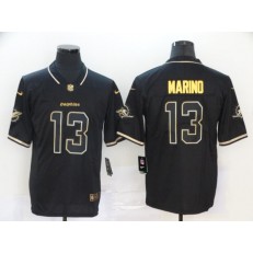 Miami Dolphins #13 Dan Marino Black Gold Vapor Untouchable Limited Nike NFL Men Jersey