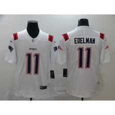 New England Patriots #11 Julian Edelman White 2020 New Vapor Untouchable Limited Nike NFL Men Jersey