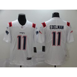 New England Patriots #11 Julian Edelman White 2020 New Vapor Untouchable Limited Nike NFL Men Jersey